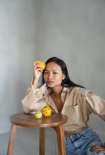 The Broderie Cropped Shirt